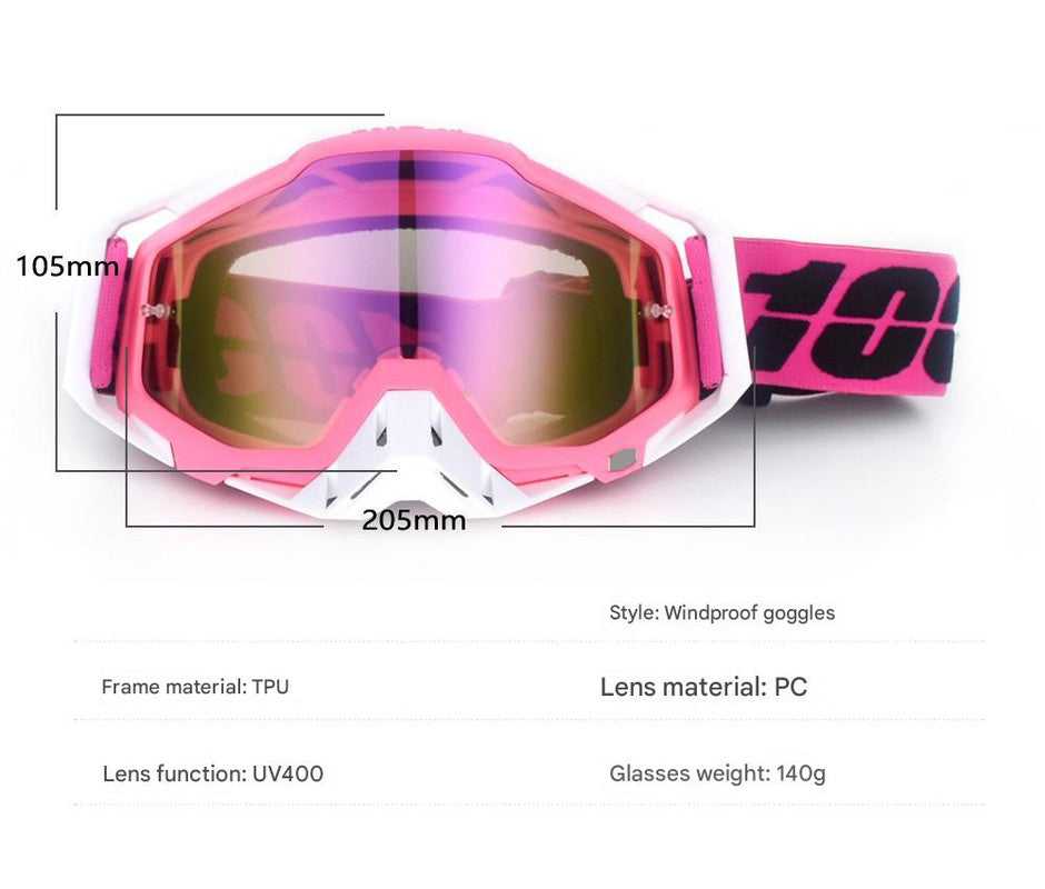 UV-Protective Anti-Dust Motorcycle Goggles