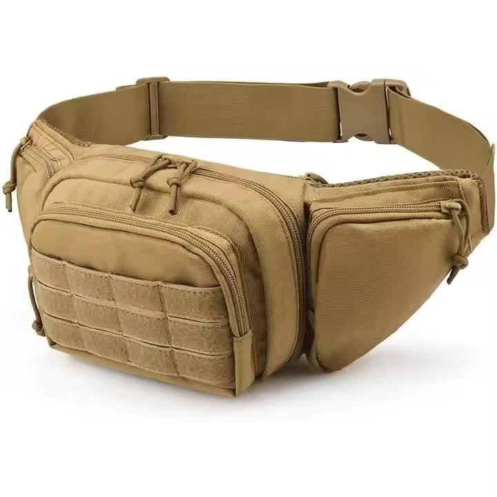 Rugged Tactical Waist Pack -for Hiking Cycling & Travel