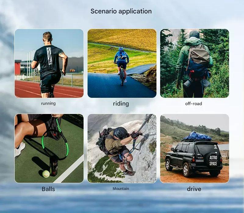 Sport Polarized Sunglasses with UV400 Protection - Multi-Layer Lens Technology(Black frame black film)