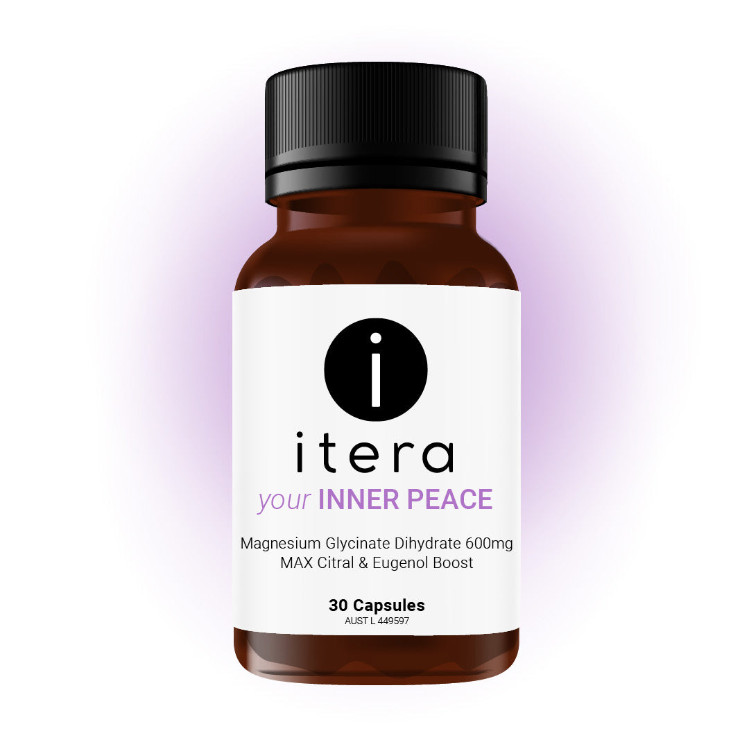 Itera Capsules - Calm & Clarity Capsules – Natural Supplement for Sleep, Stress Relief & Mental Focus 30caps