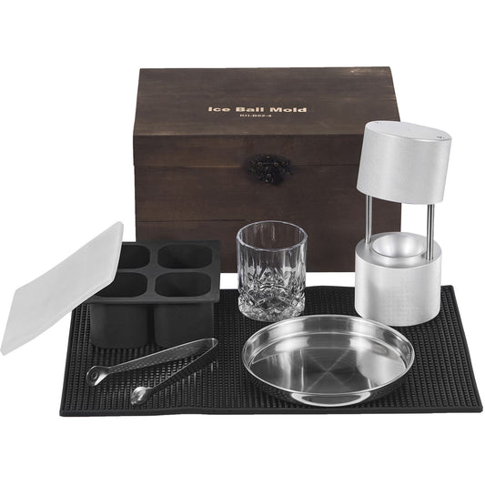 Aluminium Ice Ball Press Kit for Whiskey