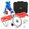 VEVOR Magnet Fishing Kit 1200lbs Double Sided with Rope &amp; Hook