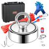 VEVOR Magnet Fishing Kit 1200lbs Double Sided with Rope &amp; Hook