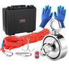 VEVOR Magnet Fishing Kit 1200lbs Double Sided with Rope &amp; Hook