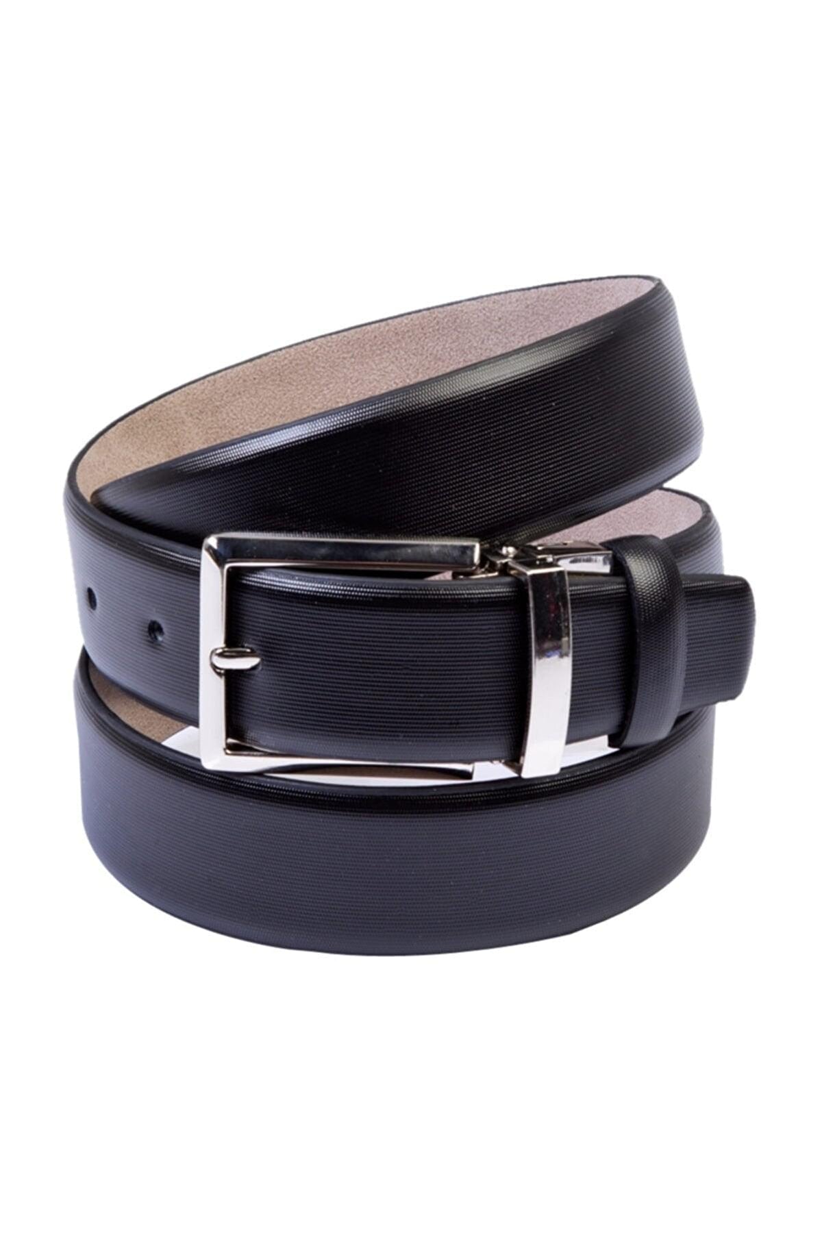 Men's Leather Belt & Wallet Gift Set – Black, RFID Blocking