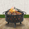 Charcoal BBQ Fire Pit and Grill Ring 32&quot;