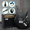 Alpha Electric Guitar And Amplifier - Black