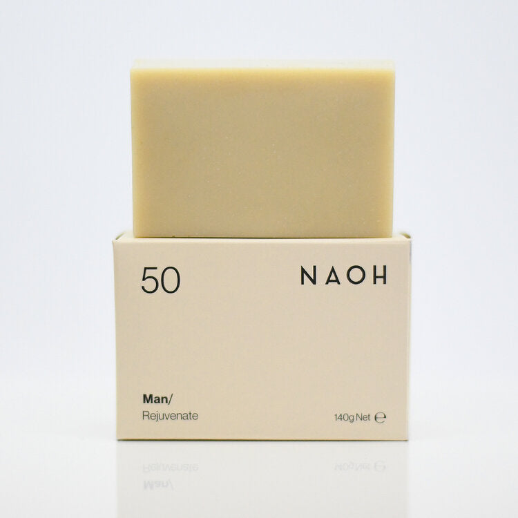 Rejuvenating Men’s Soap Bar – Green Clay &amp; Sea Minerals – Deep Cleansing Face &amp; Body Bar – 140g – MachoCave Australia