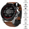 New AMOLED Touch Display Sport Smart Watch 44mm 1.3&quot; HitFit Brown IP68
