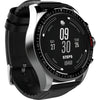 New AMOLED Touch Display Sport Smart Watch 44mm 1.3&quot; HitFit Ceramic Black