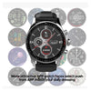 New AMOLED Touch Display Sport Smart Watch 44mm 1.3&quot; HitFit Ceramic Black