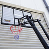 Dunk Master M024 Basketball System Portable Basketball Stand Ring Hoop Ironman