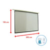 100&quot; Electric Motorised Projector Screen TV +Remote