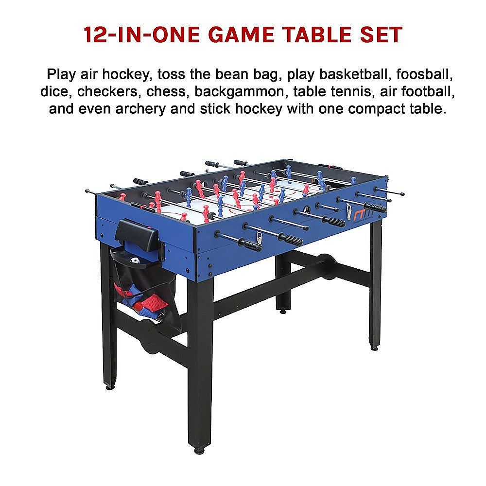 4FT 12-in-1 Combo Game Table Set - Macho Cave