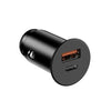 38W Fast Car Charging USB-A &amp; USB-C Ports